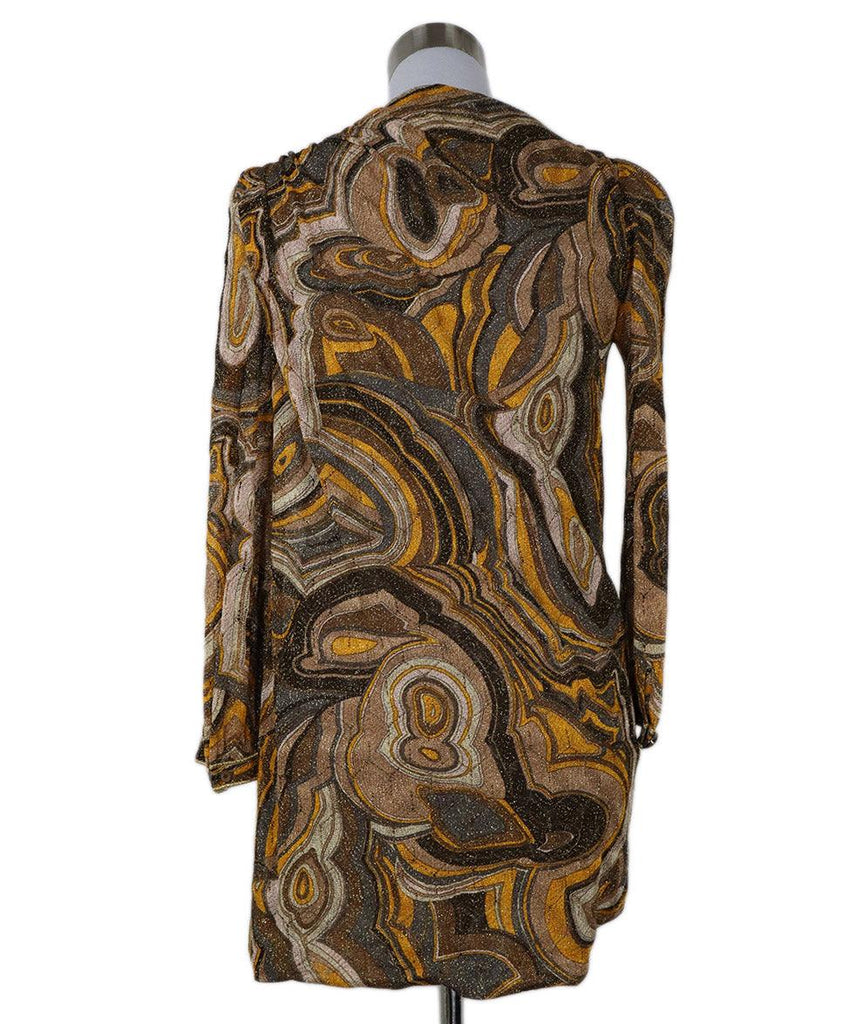 Missoni Brown Beaded Knit Tunic sz 4 - Michael's Consignment NYC