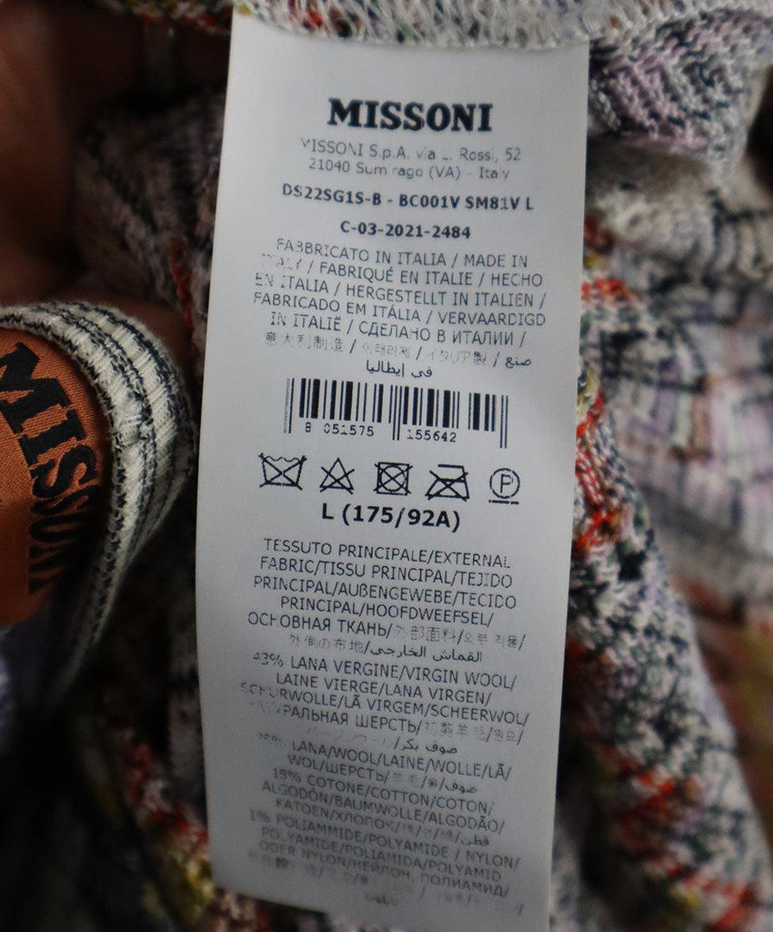 Missoni Multicolor Striped Knit Dress sz 14 - Michael's Consignment NYC