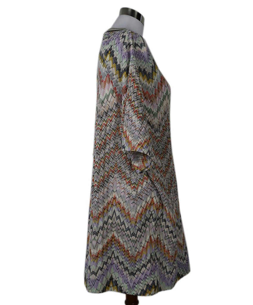 Missoni Multicolor Striped Knit Dress sz 14 - Michael's Consignment NYC