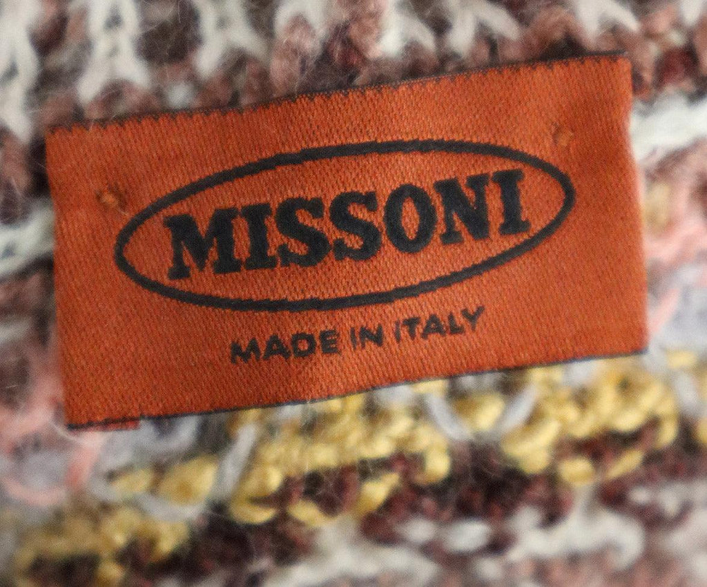Missoni Pink & Yellow Knit Wool Dress sz 4 - Michael's Consignment NYC