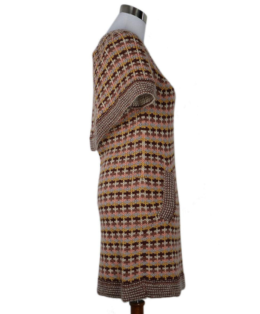 Missoni Pink & Yellow Knit Wool Dress sz 4 - Michael's Consignment NYC