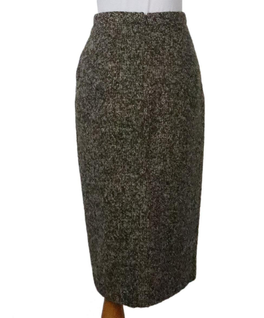 Missoni Size 4 Brown White Wool Skirt - Michael's Consignment NYC
