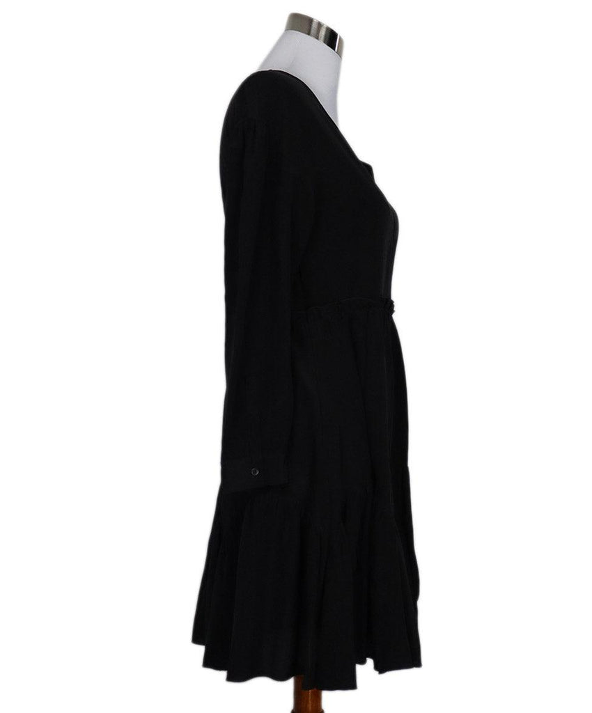 Miu Miu Black Silk Dress sz 6 - Michael's Consignment NYC