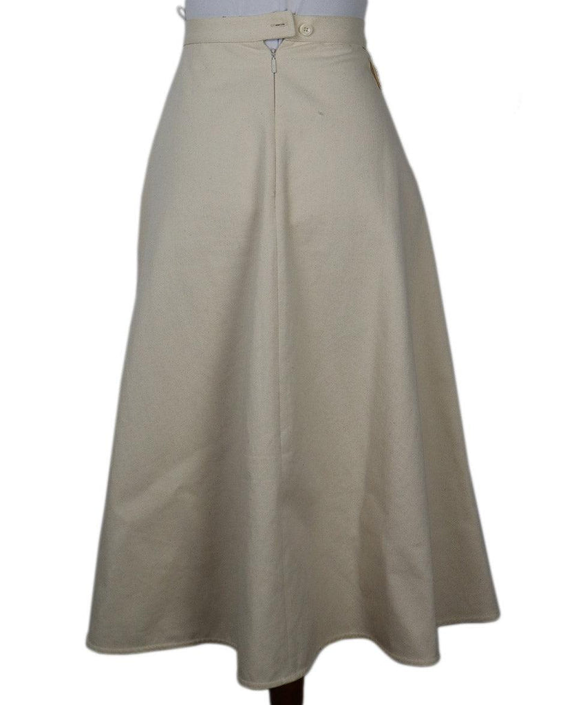 Moncler Beige Cotton Skirt sz 4 - Michael's Consignment NYC