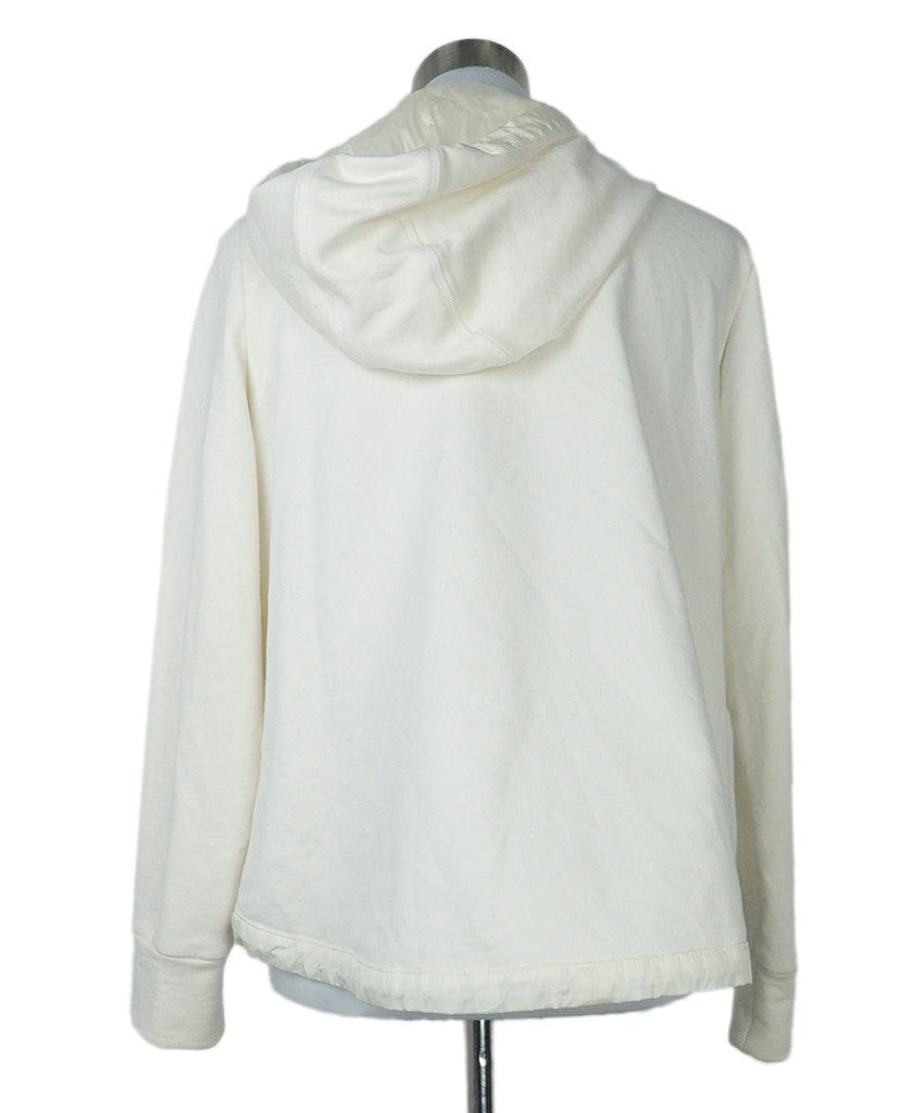 Moncler Ivory Puffer Hoodie sz 2 - Michael's Consignment NYC