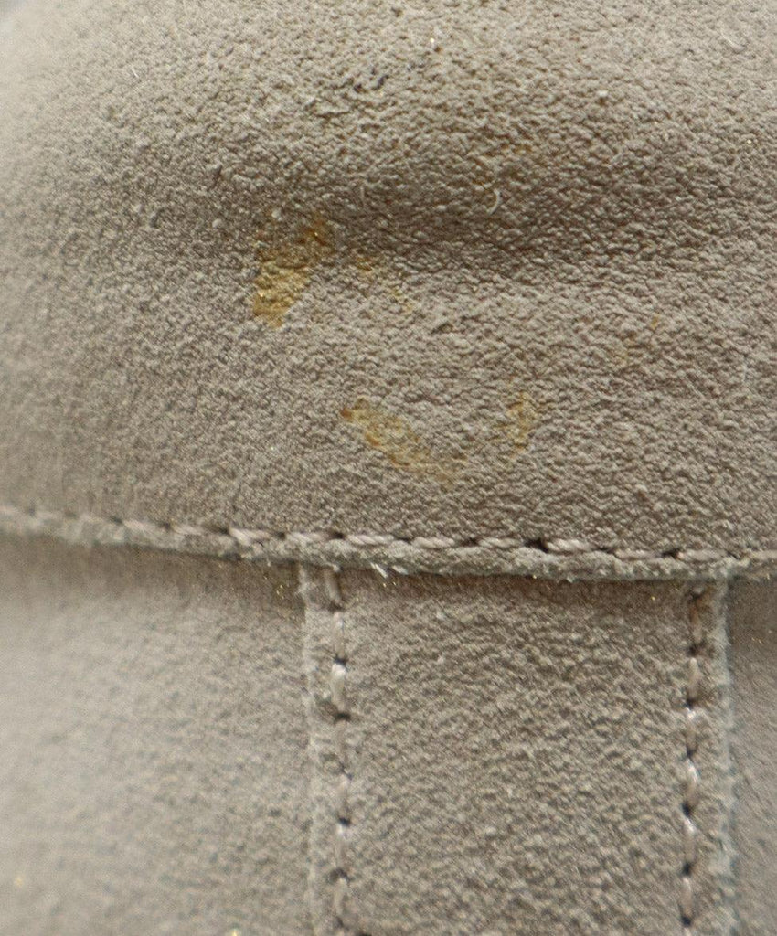 Moncler Taupe Suede & Fox Fur Sneakers sz 8 - Michael's Consignment NYC