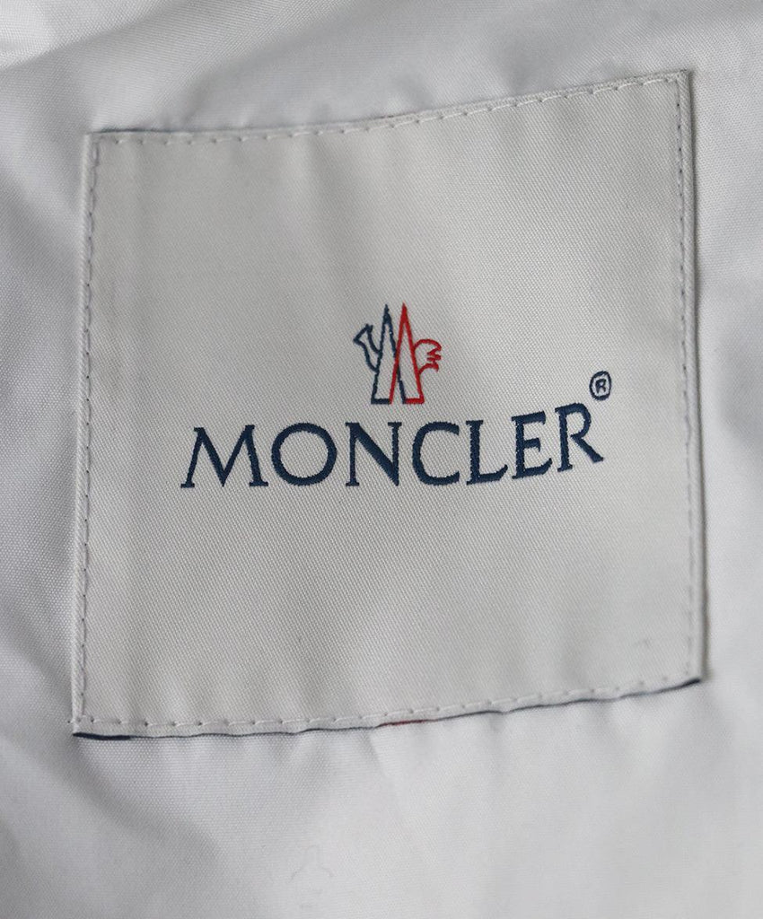 Moncler White Trench Coat sz 6 - Michael's Consignment NYC
