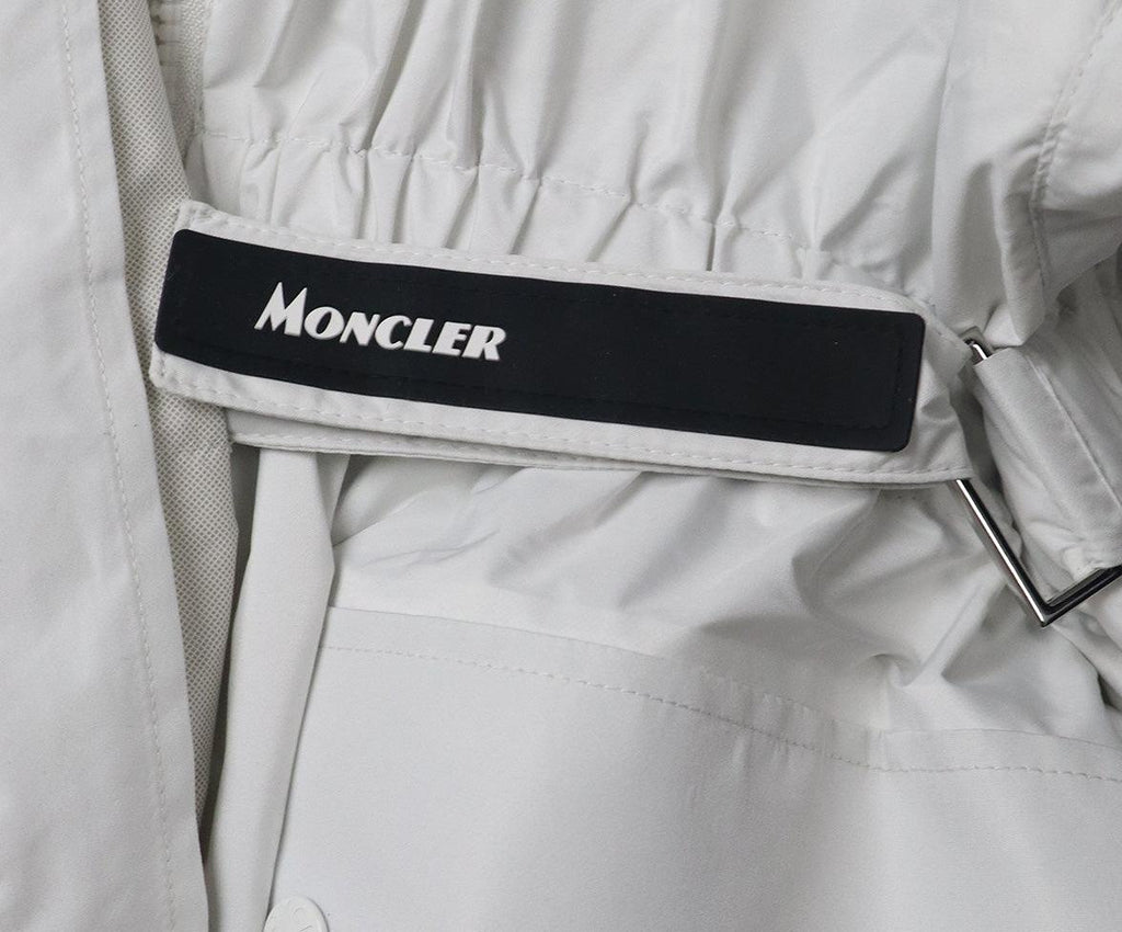 Moncler White Trench Coat sz 6 - Michael's Consignment NYC
