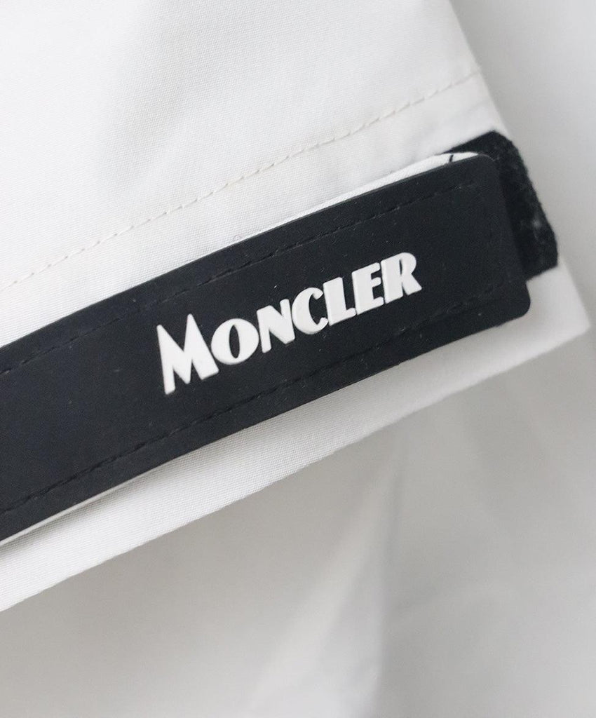 Moncler White Trench Coat sz 6 - Michael's Consignment NYC