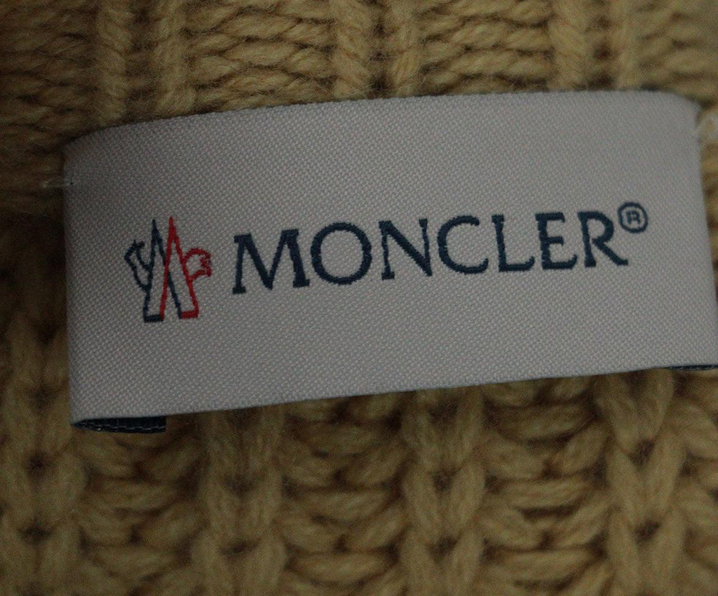 Moncler Yellow Sweater w/ Zipper Trim sz 4 - Michael's Consignment NYC
