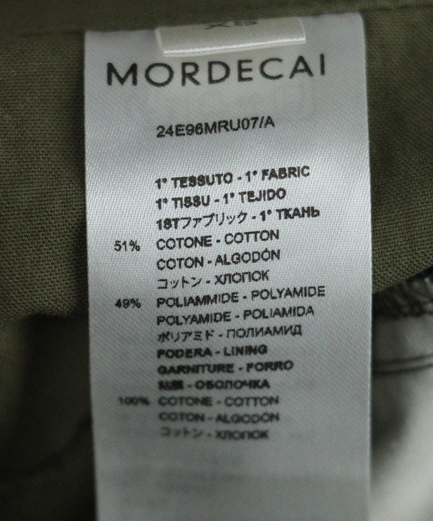 Mordecai Olive Green Cotton Pants sz 4 - Michael's Consignment NYC