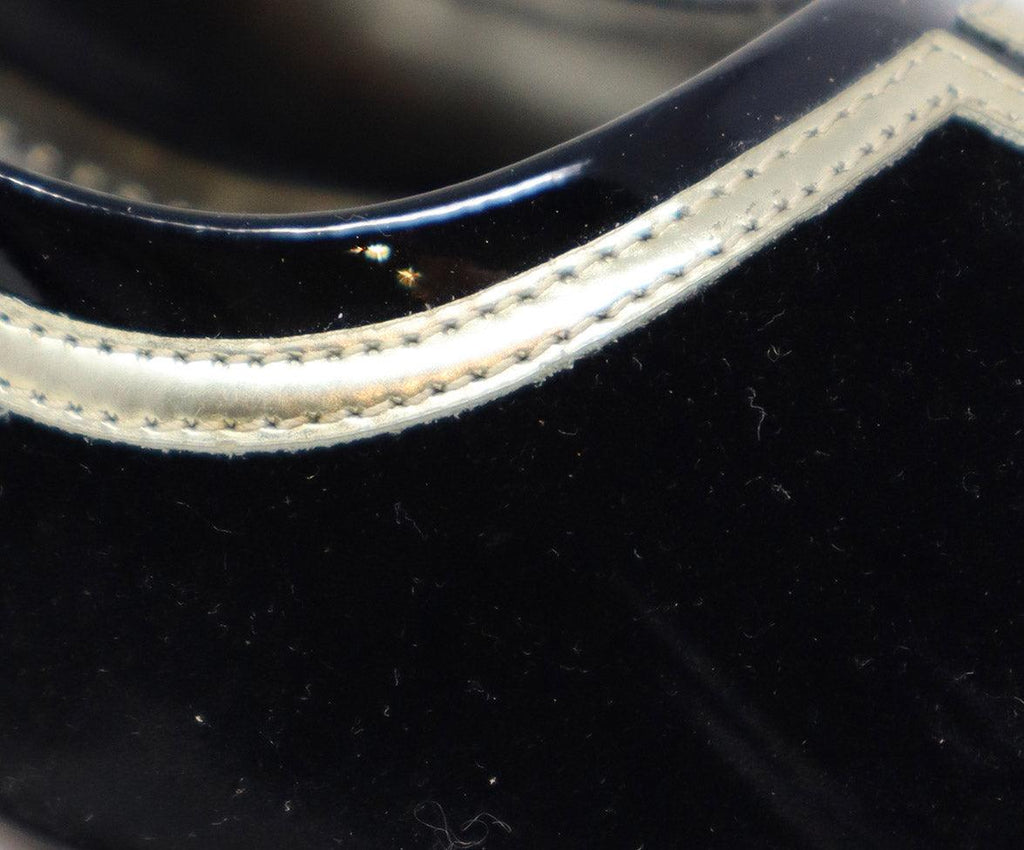 Nicholas Kirkwood Black Velvet & Gold Trim Heels sz 7.5 - Michael's Consignment NYC