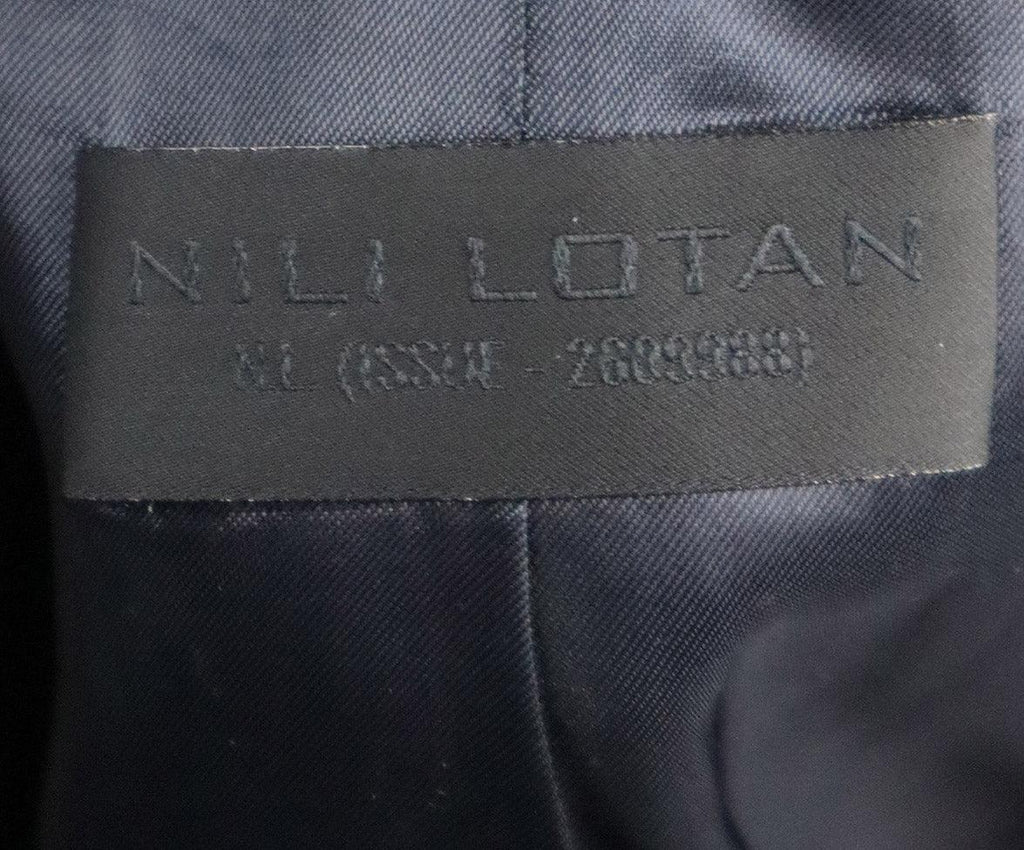 Nili Lotan B&W Wool Houndstooth Blazer Jacket sz 6 - Michael's Consignment NYC