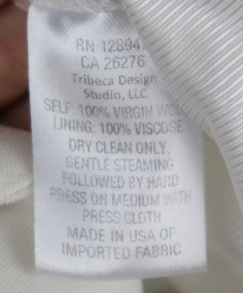Nili Lotan White Wool Jacket sz 2 - Michael's Consignment NYC