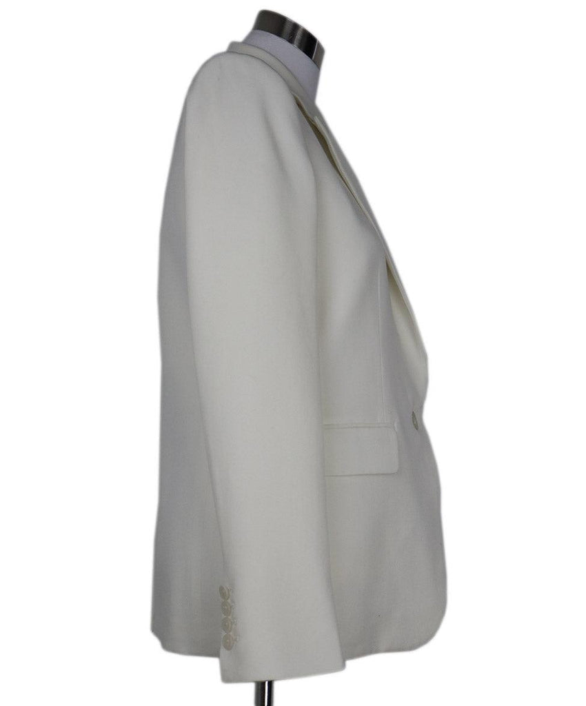 Nili Lotan White Wool Jacket sz 2 - Michael's Consignment NYC