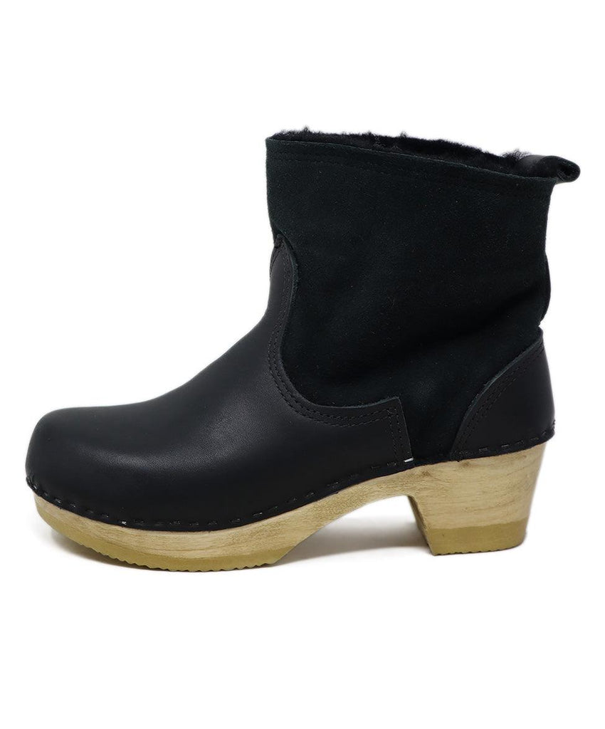 No.6 Black Shearling Booties sz 8 - Michael's Consignment NYC