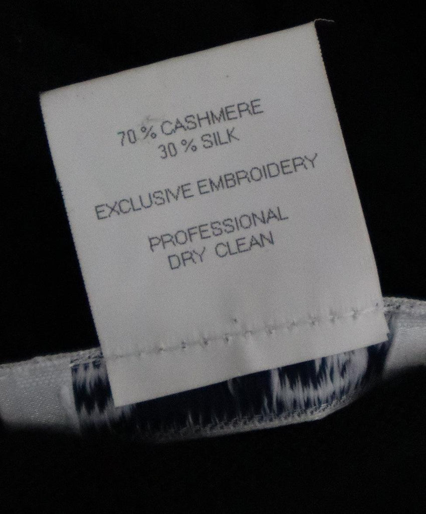 Oscar De La Renta Black Cashmere Sweater Set sz 8 - Michael's Consignment NYC
