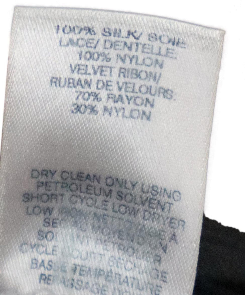 Oscar De La Renta Blue & Black Lace Dress sz 8 - Michael's Consignment NYC