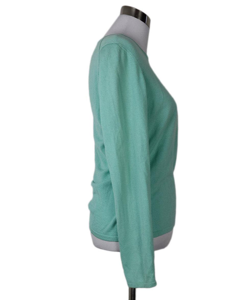 Oscar De La Renta Mint Cashmere Sweater sz 8 - Michael's Consignment NYC