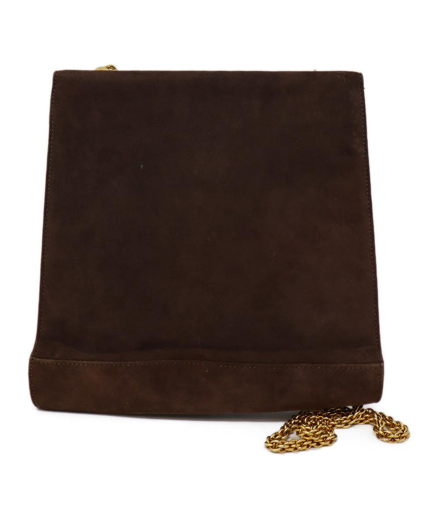 Picasso Vintage Brown Suede Handbag - Michael's Consignment NYC