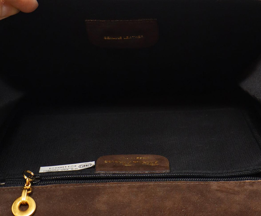 Picasso Vintage Brown Suede Handbag - Michael's Consignment NYC