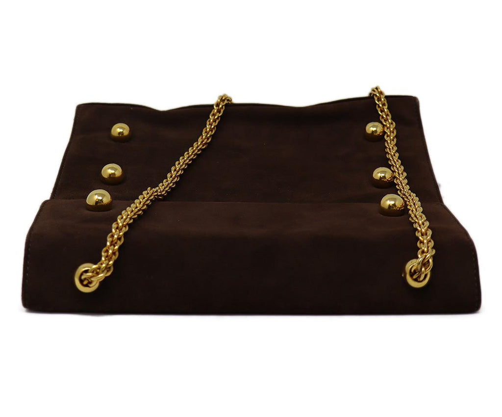 Picasso Vintage Brown Suede Handbag - Michael's Consignment NYC