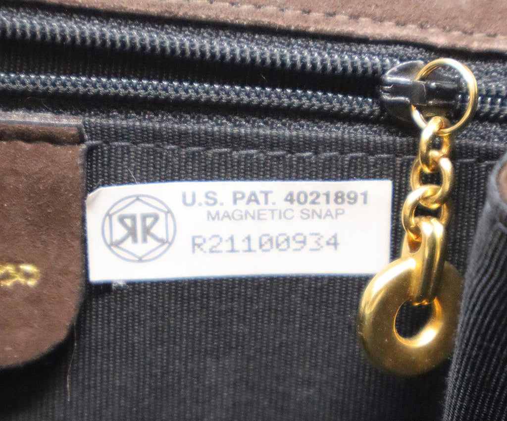 Picasso Vintage Brown Suede Handbag - Michael's Consignment NYC