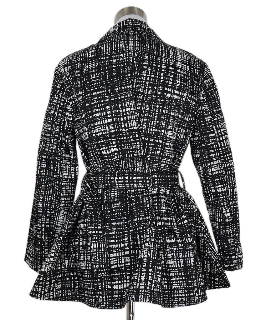 Prada B&W Print Nylon Jacket sz 4 - Michael's Consignment NYC