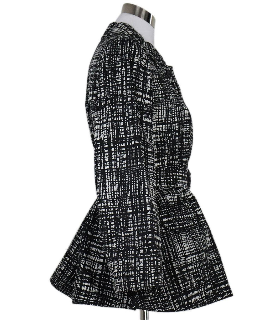 Prada B&W Print Nylon Jacket sz 4 - Michael's Consignment NYC