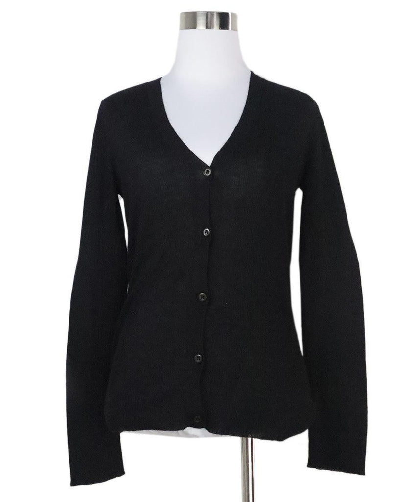 Prada Black Cashmere Cardigan sz 10 - Michael's Consignment NYC