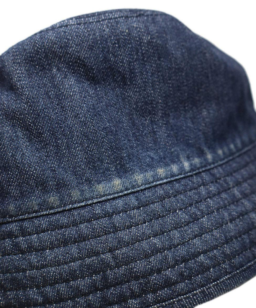 Prada Black Nylon & Blue Denim Reversible Bucket Hat - Michael's Consignment NYC