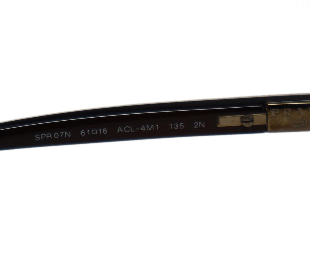Prada Brown Plastic Sunglasses - Michael's Consignment NYC