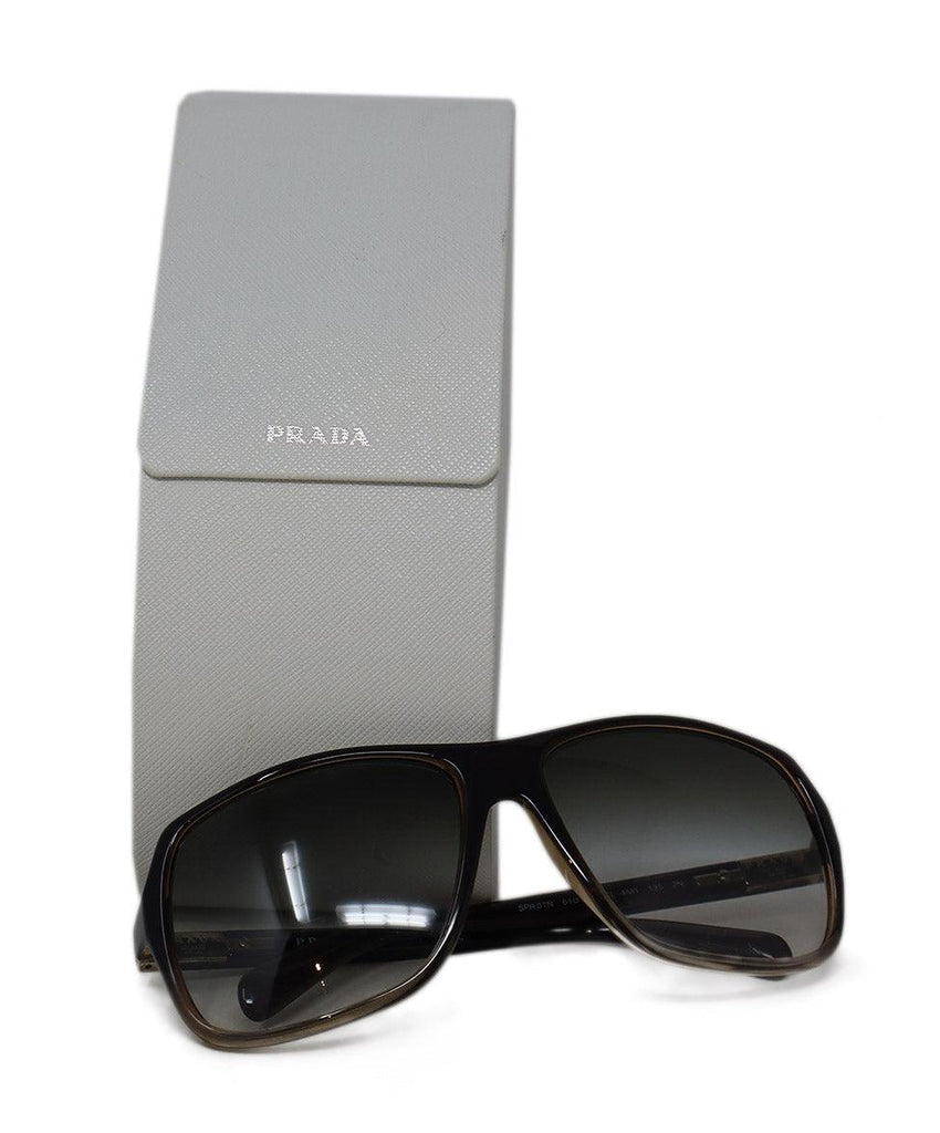 Prada Brown Plastic Sunglasses - Michael's Consignment NYC
