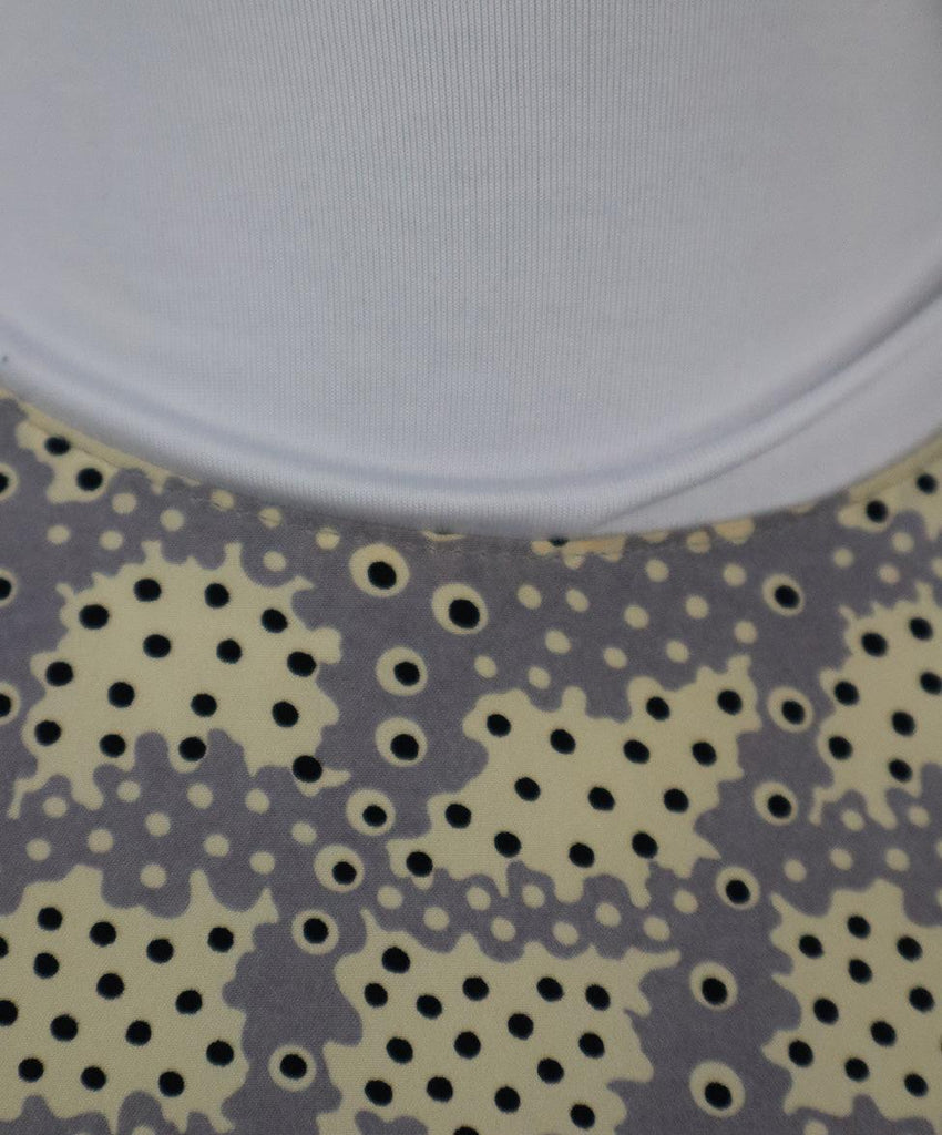 Prada Ivory & Grey Print Silk Dress sz 2 - Michael's Consignment NYC
