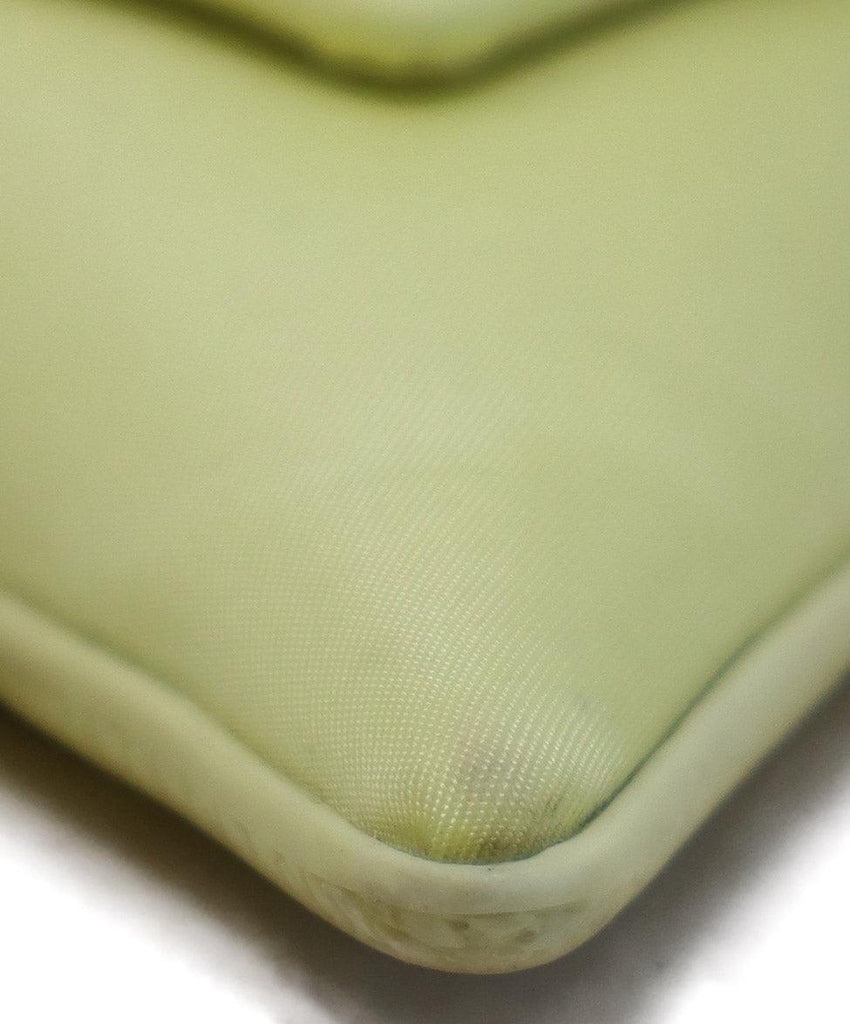 Prada Neon Yellow Nylon Slingbacks sz 7.5 - Michael's Consignment NYC
