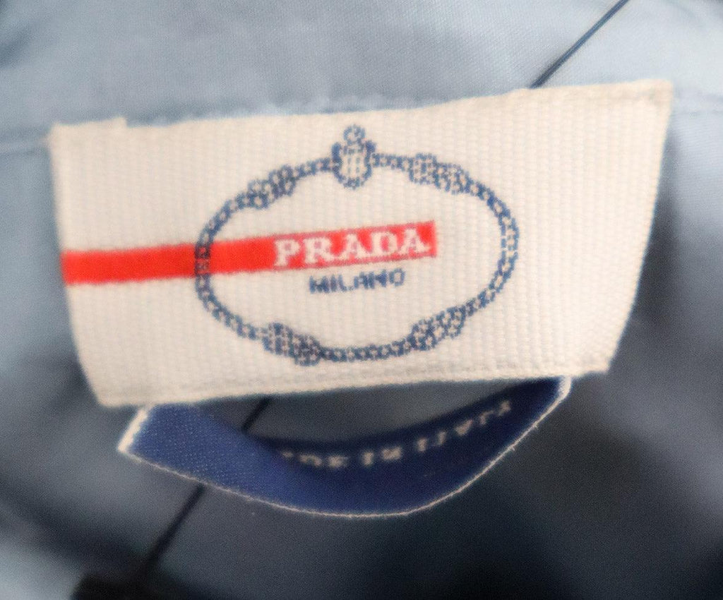 Prada Sleeveless Blue Silk Dress sz 8 - Michael's Consignment NYC