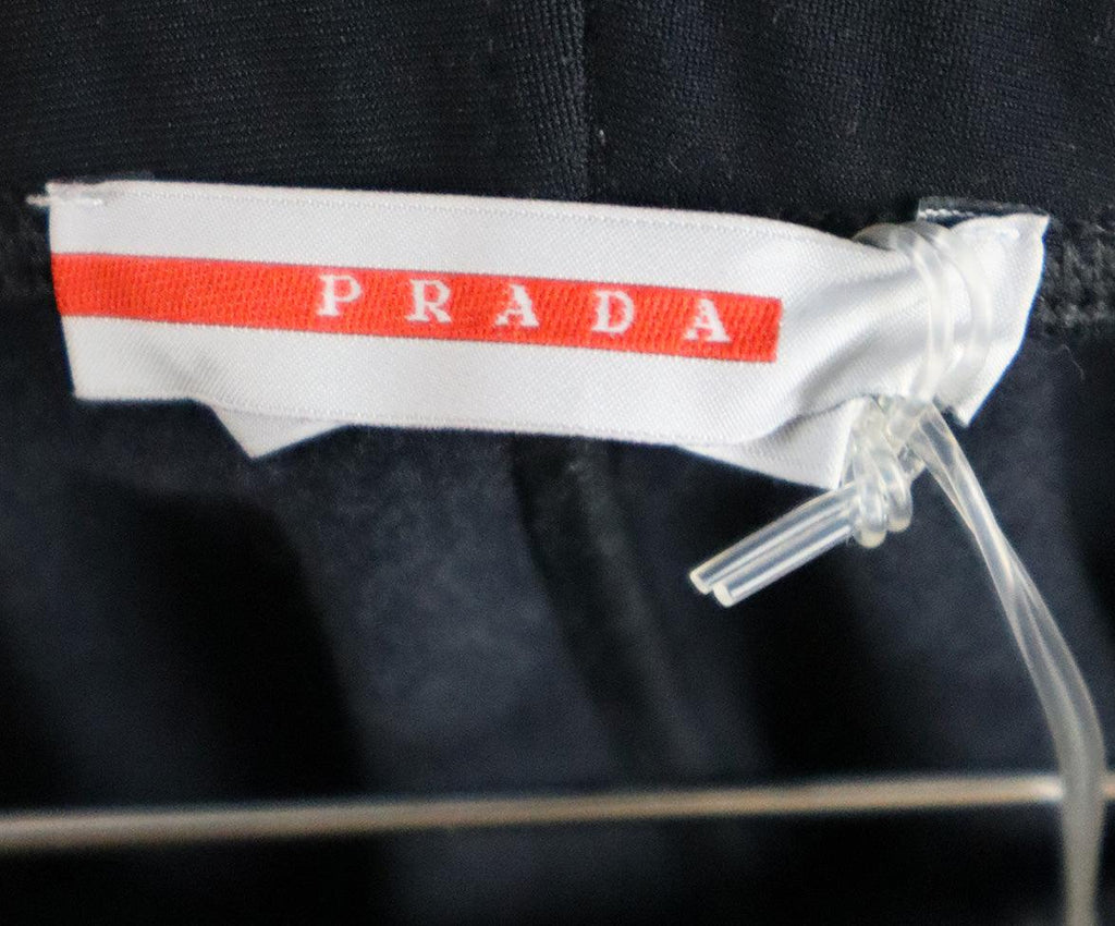 Prada Sport Black Flannel Lining Pants sz 8 - Michael's Consignment NYC