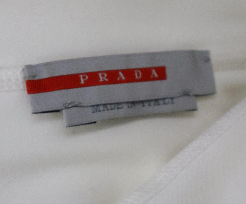 Prada Sport White Zip Up Jacket sz 6 - Michael's Consignment NYC