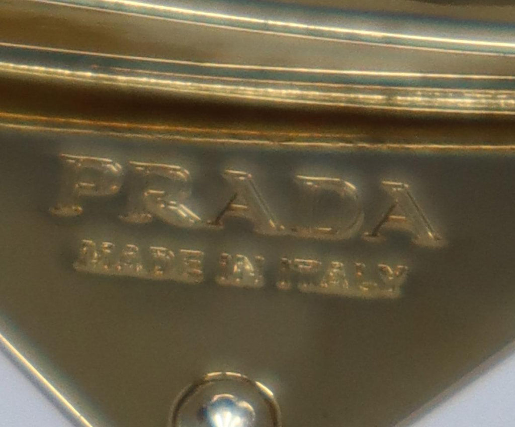 Prada White Floral Hair Pins - Michael's Consignment NYC