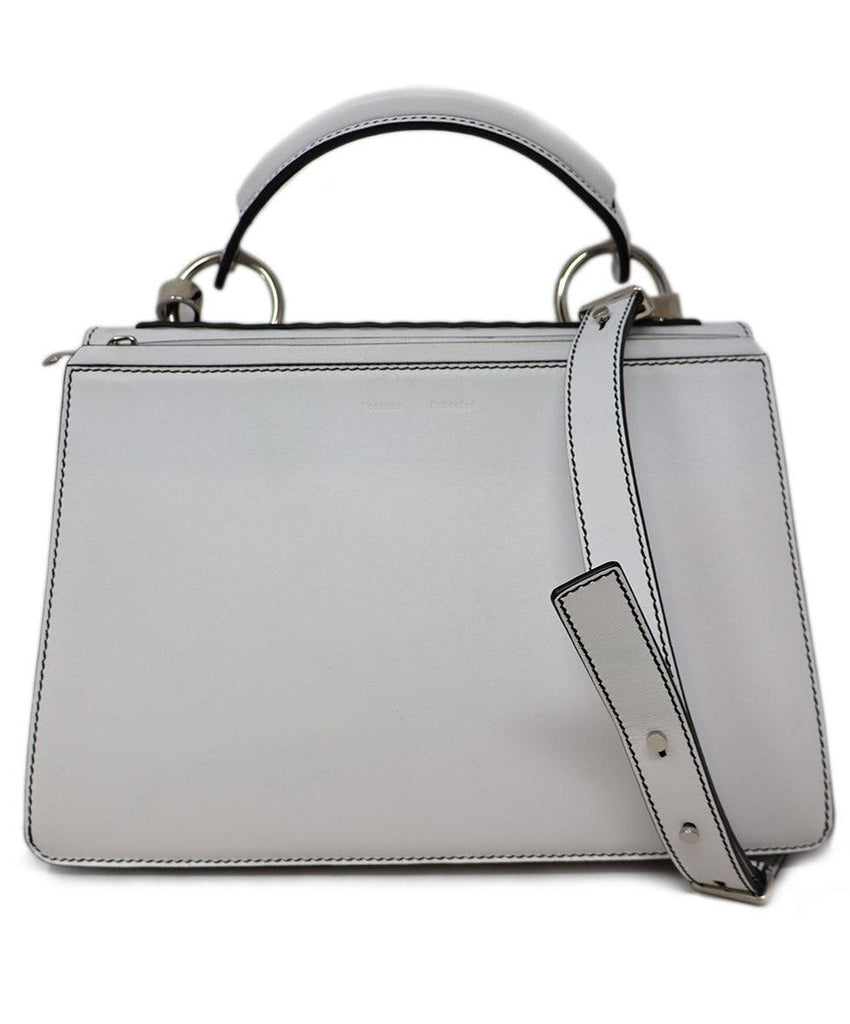 Proenza Schouler White Leather Studded Shoulder Bag - Michael's Consignment NYC