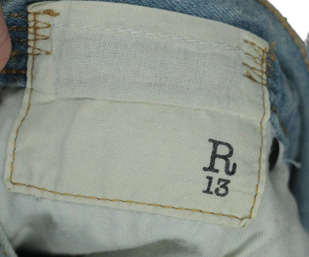 R13 Distressed Light Blue Jeans sz 4 - Michael's Consignment NYC