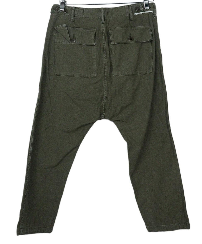R13 Olive Green Cotton Pants sz 4 - Michael's Consignment NYC