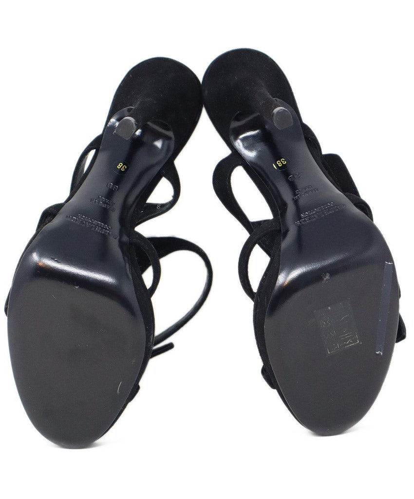 Ralph Lauren Black Suede Heels sz 8 - Michael's Consignment NYC