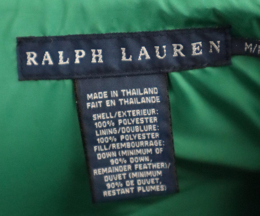 Ralph Lauren Green Puffer Vest sz 6 - Michael's Consignment NYC