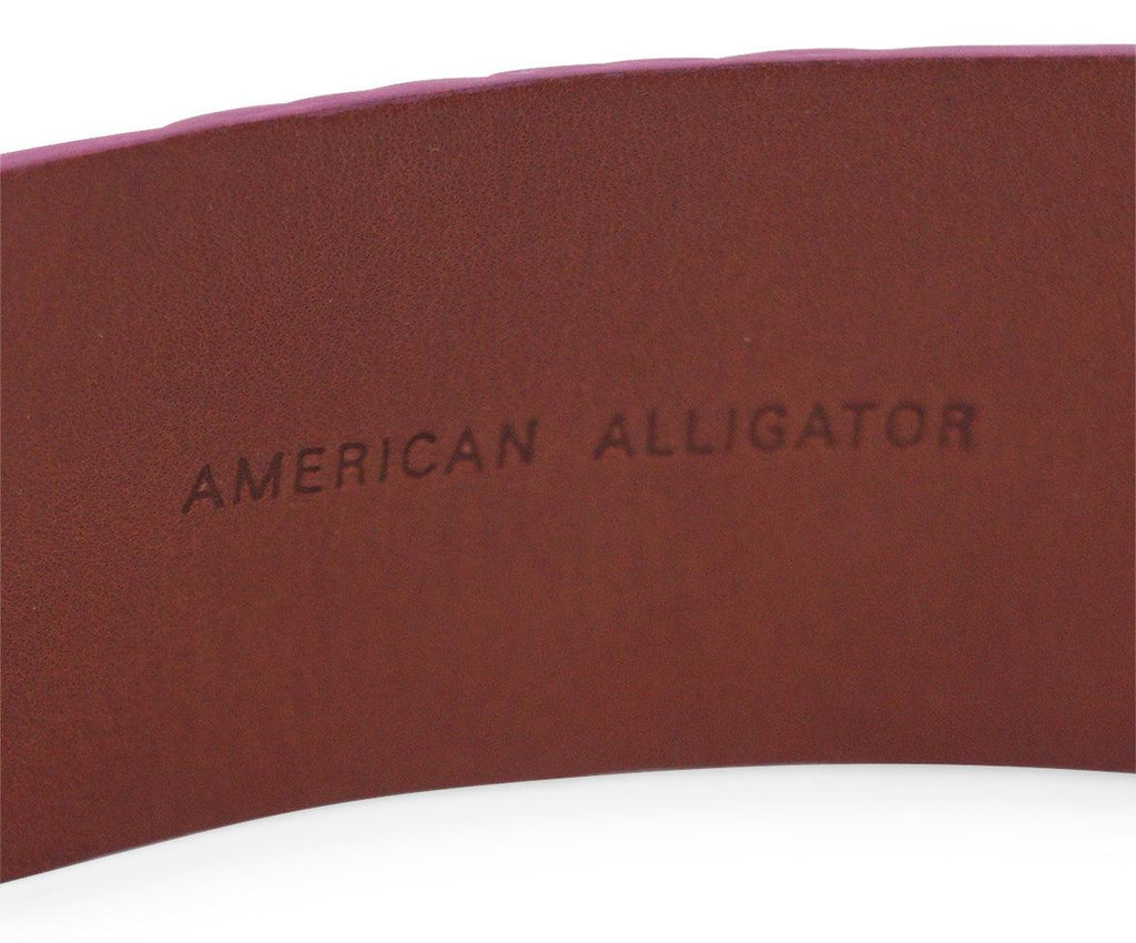 Ralph Lauren Pink Alligator Belt - Michael's Consignment NYC