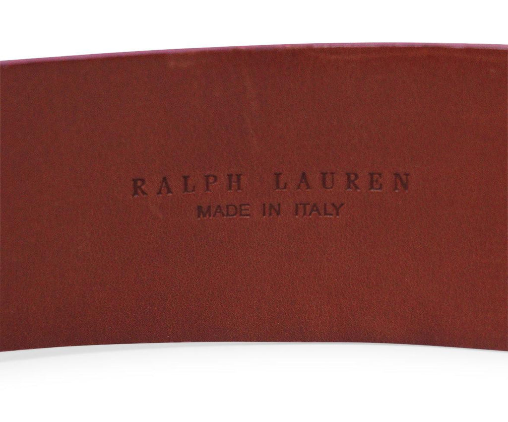 Ralph Lauren Pink Alligator Belt - Michael's Consignment NYC