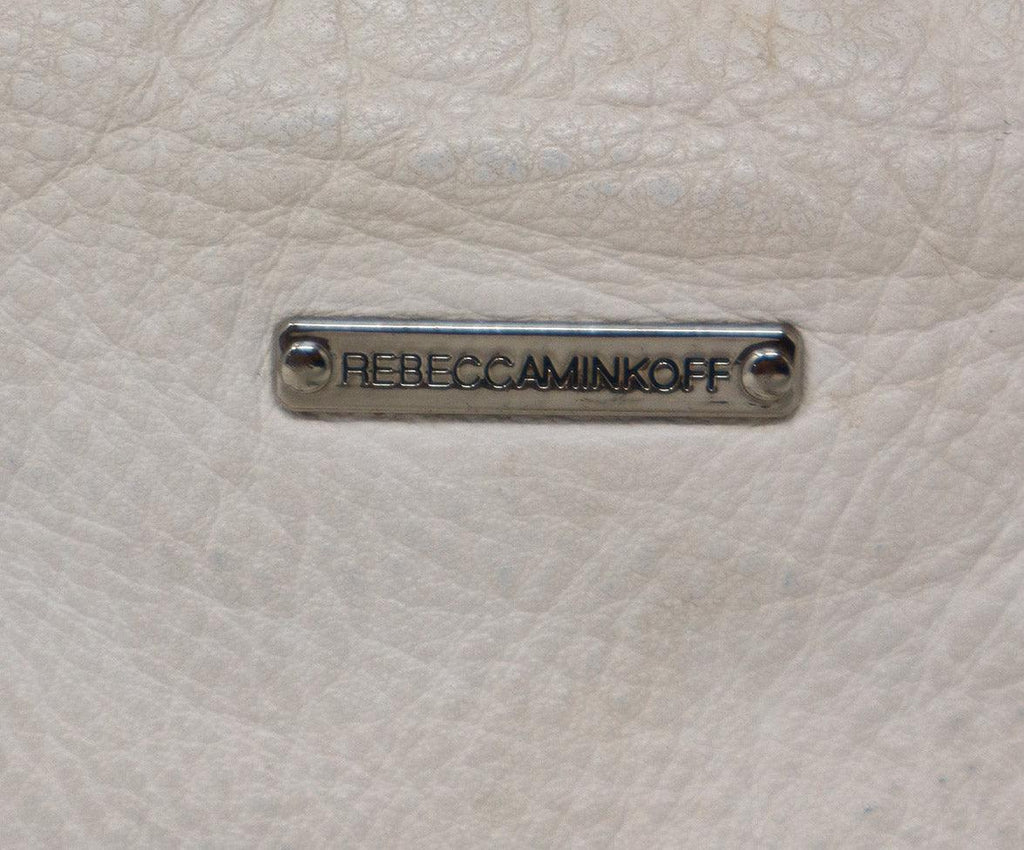 Rebecca Minkoff White Leather Fringe Crossbody - Michael's Consignment NYC