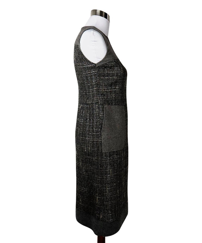 Red Valentino Grey Wool Dress sz 4 - Michael's Consignment NYC