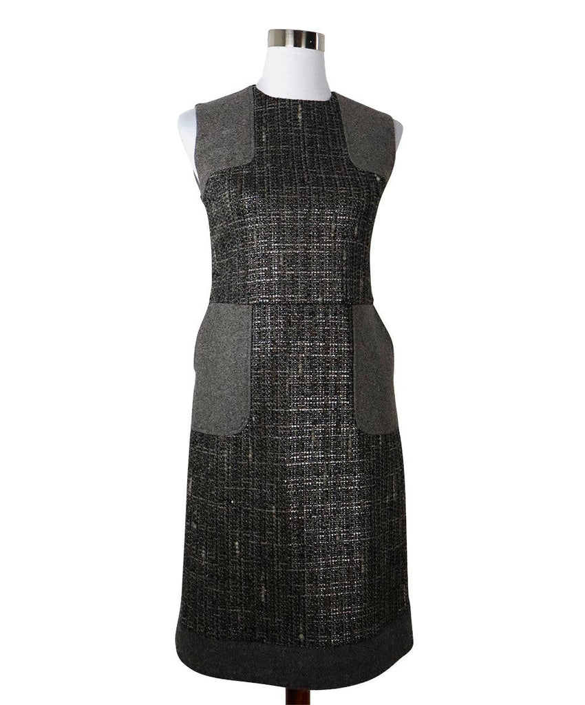 Red Valentino Grey Wool Dress sz 4 - Michael's Consignment NYC