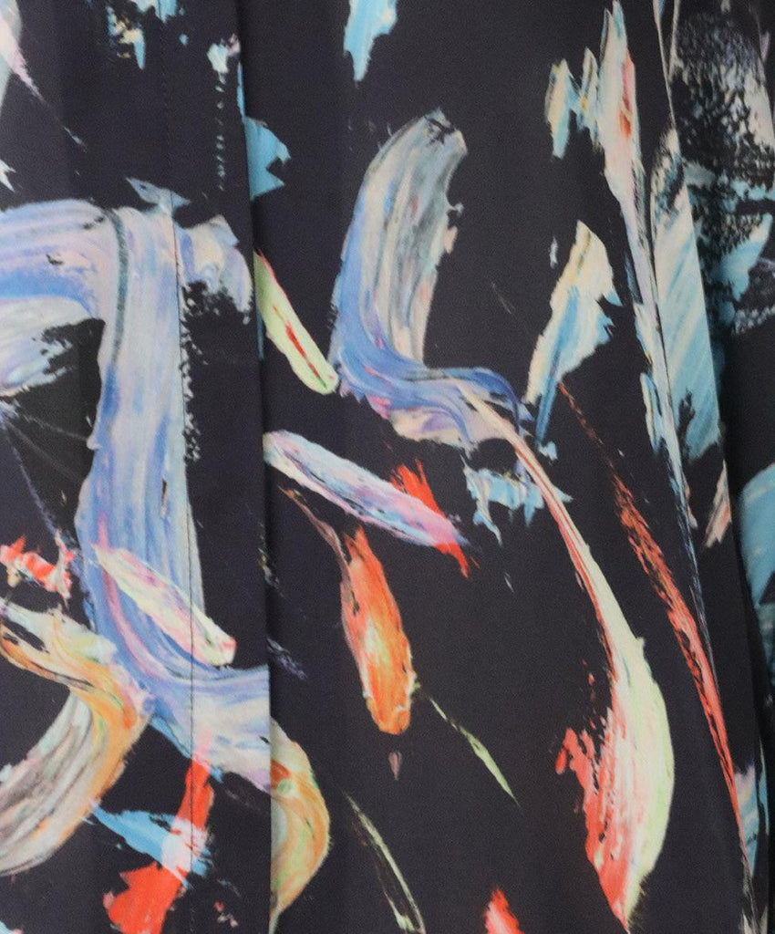 Reiss Navy Print Blouse sz 0 - Michael's Consignment NYC